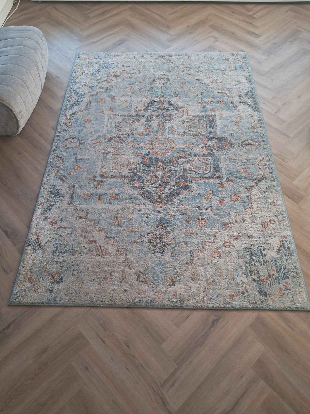 IKEA Overlund vloerkleed 160x235 cm, Ophalen, Modern, Klassiek, Gebruikt, 150 tot 200 cm