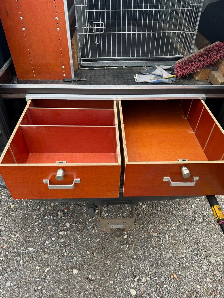 Inbouw Landcruiser 150 - Op maat gemaakte lades en kasten, Auto-onderdelen, Interieur en Bekleding, Ophalen of Verzenden, Gebruikt