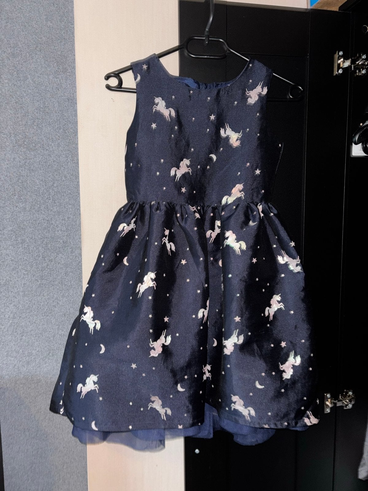 H&M Jurk met Eenhoorns en Sterren - Maat 134 (8-9 jaar), Ophalen, Zo goed als nieuw