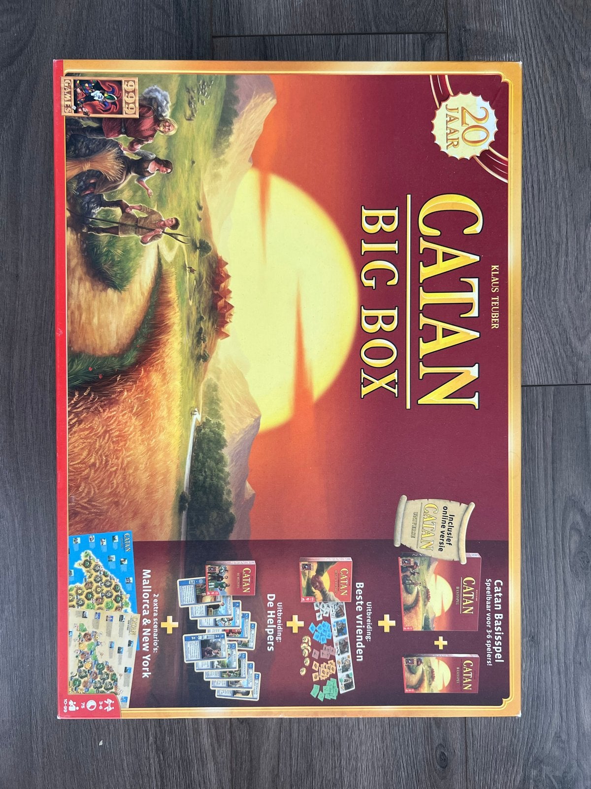 Catan Big Box - 20 Jaar Editie met Uitbreidingen, Drie of vier spelers, Ophalen, Zo goed als nieuw