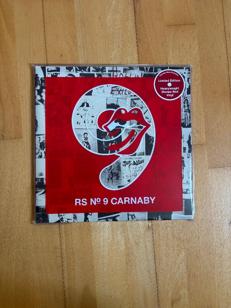 Rolling Stones Exile On Main St 2LP red No 9 Carnaby, LP, Ophalen of Verzenden, Colored vinyl, 12 inch