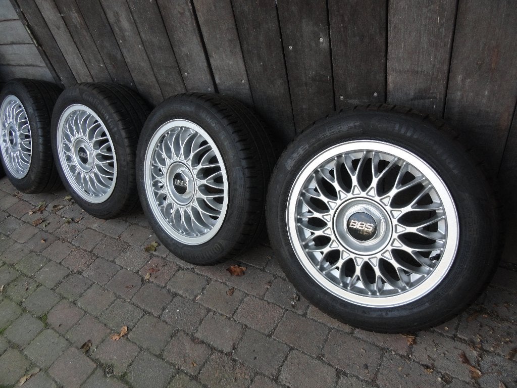 Volkswagen Golf MK3-GTI BBS alu velgen, zomerbanden 15 inch, Ophalen, Gebruikt, 15 inch, Banden en Velgen