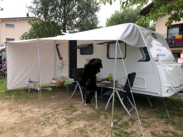 Te koop schuifluifel maat 8, Caravans en Kamperen, Ophalen, Gebruikt