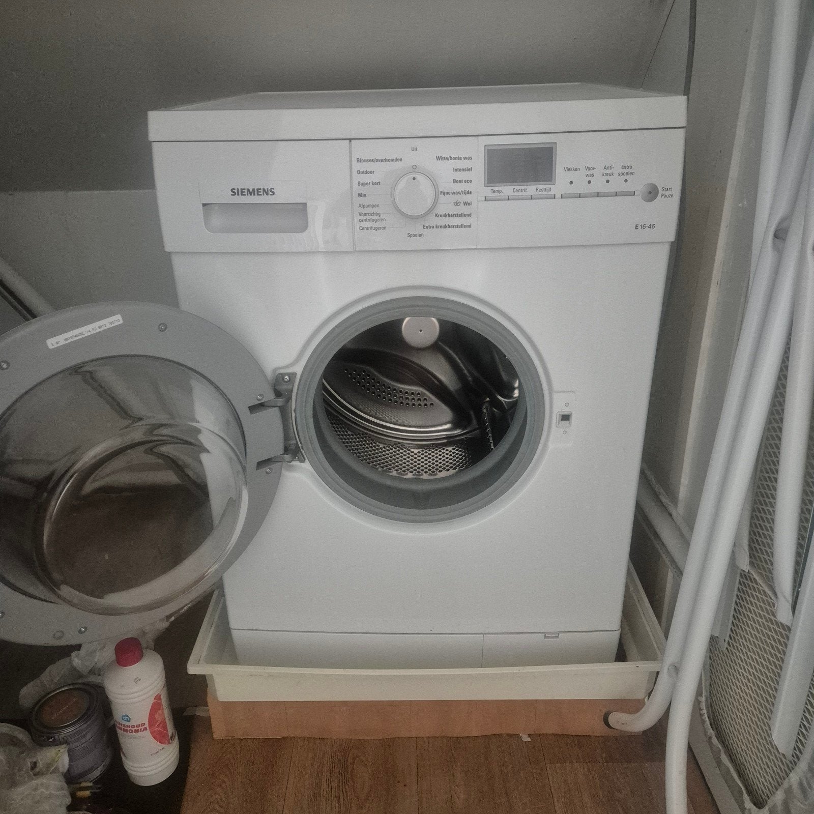 Siemens Wasmachine, Witgoed en Apparatuur, Ophalen, Gebruikt, 1200 tot 1600 toeren, 85 tot 90 cm