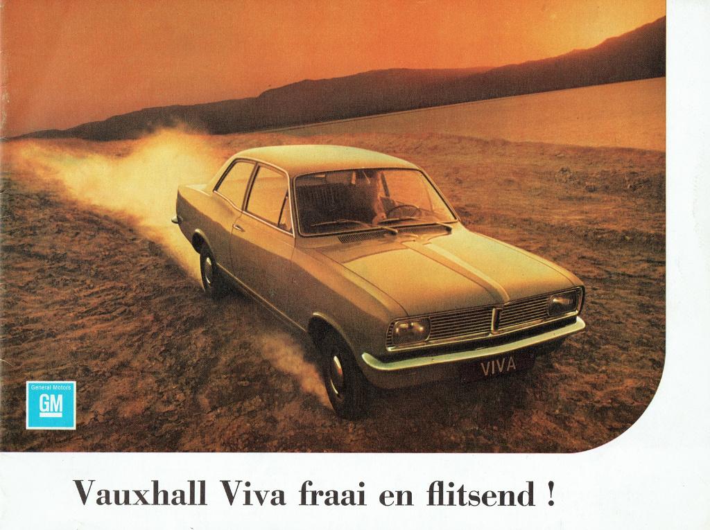 Folder Vauxhall Viva (ca.1968), Verzenden, Gelezen, Overige merken