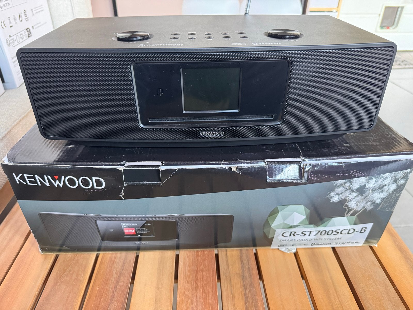 Kenwood CR-ST700SCD-B SmartRadio met CD-speler, Ophalen of Verzenden, Zo goed als nieuw, Radio, Met cd-speler