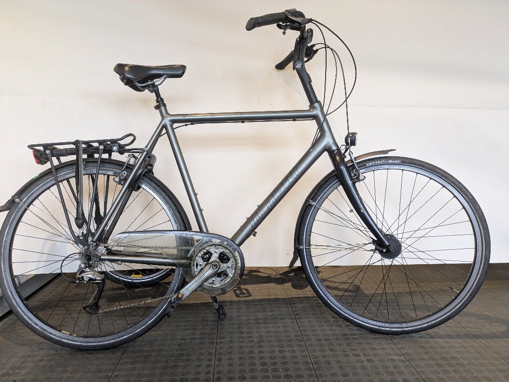 28 inch Jan Janssen Trans Alpina met 27 versnellingen., Fietsen en Brommers, 28 inch, Gebruikt, Vering, Velgrem
