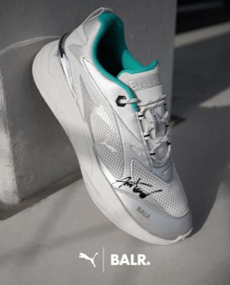 BALR. X PUMA RS Sneaker Silver/Spectra Green schoenen 38, Overige kleuren, Puma, Nieuw, Ophalen of Verzenden