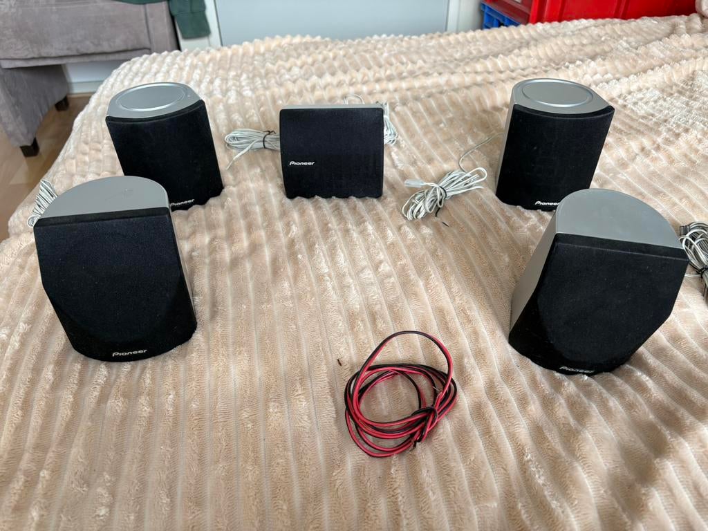 Pioneer speakers s-dv232   60 watt, Audio, Tv en Foto, 70 watt of meer, Ophalen of Verzenden, Zo goed als nieuw, Pioneer