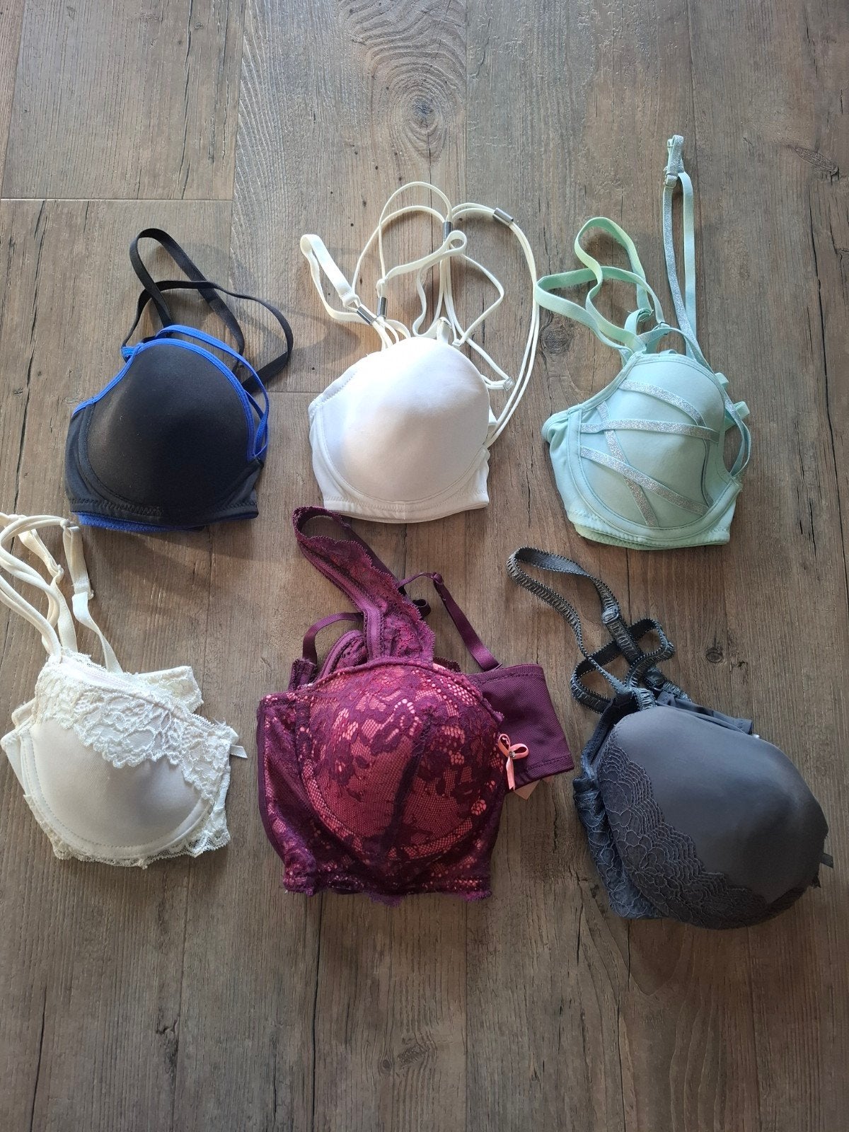 6 x bh maat  75B Verschillende kleuren en stijlen, SAPPH, HUNKEMÖLLER, Ophalen of Verzenden, BH