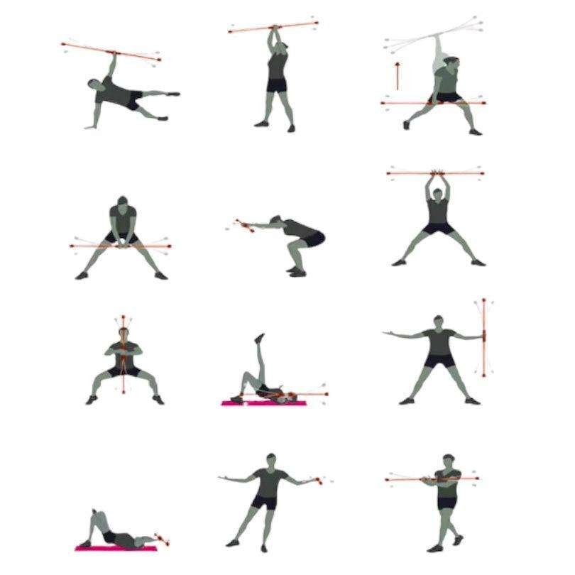 Flex bar vibratie en diepe spier training flexi blade nieuw, Sports and Outdoors, Nieuw, Ophalen of Verzenden, 5431SJ - 14E