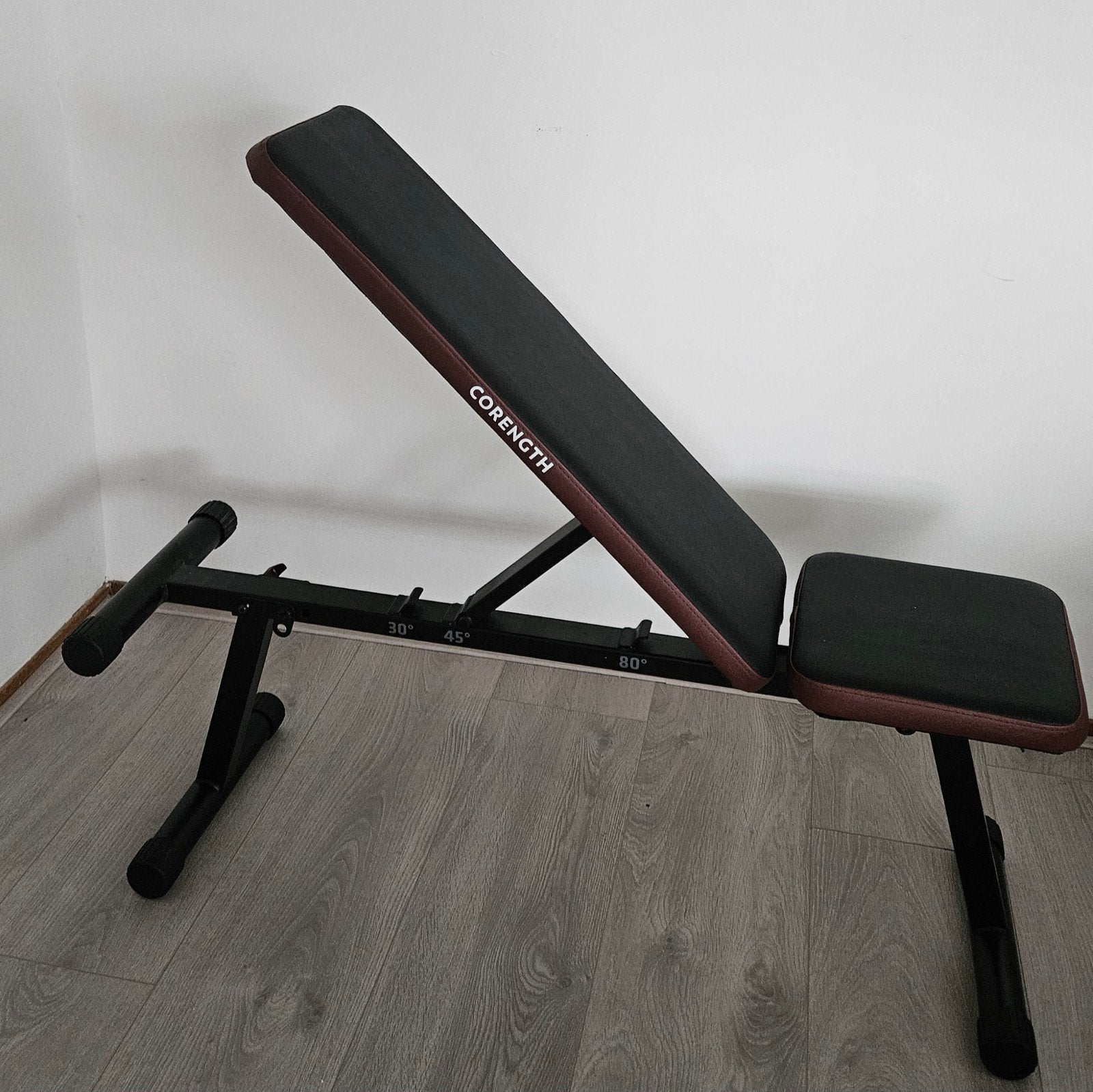 Fitnessbank en trainingsset, Sport en Fitness, Ophalen, Zo goed als nieuw, Benen, Fitnessbank