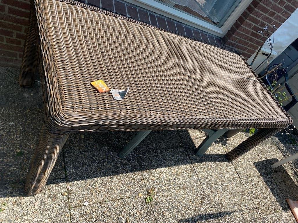 Wicker tuintafel - Your Own Living - Nieuw – 210 x 100 cm, Ophalen, Nieuw, Rechthoekig, Wicker