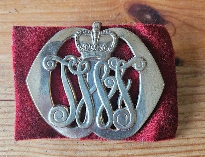 Baretembleem Johan Willem Friso, Ophalen of Verzenden, Landmacht, Nederland, Embleem of Badge