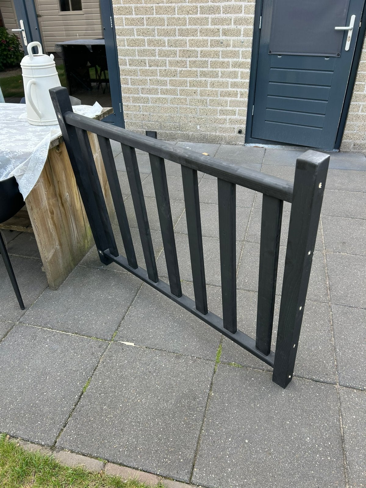 Trephek zwart, Ophalen, Zo goed als nieuw, IJzer