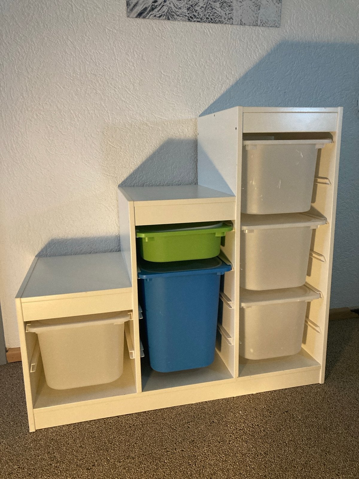 IKEA Trofast Opbergkast met Bakken - Wit, Kinderen en Baby's, Ophalen of Verzenden, Gebruikt, Kast