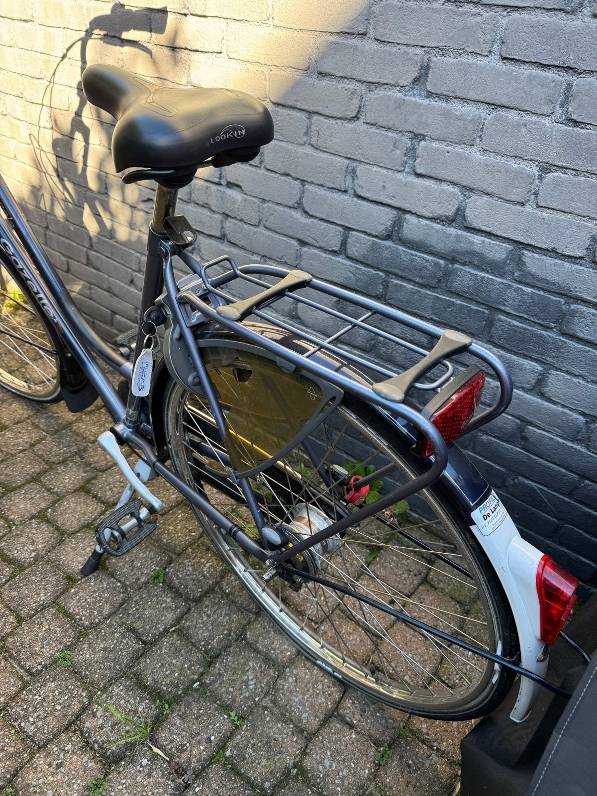 Gazelle damesfiets met versnellingen en bagagedrager, Fietsen en Brommers, Ophalen, Velgrem, Versnellingen, Gazelle