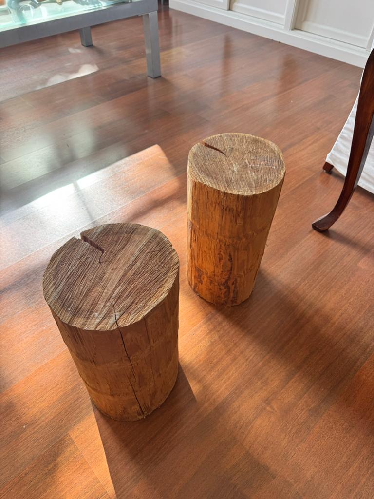 Decoratieve boomstronken, 23x41 cm, massief hout, Ophalen, Hout, Gebruikt, Landelijk