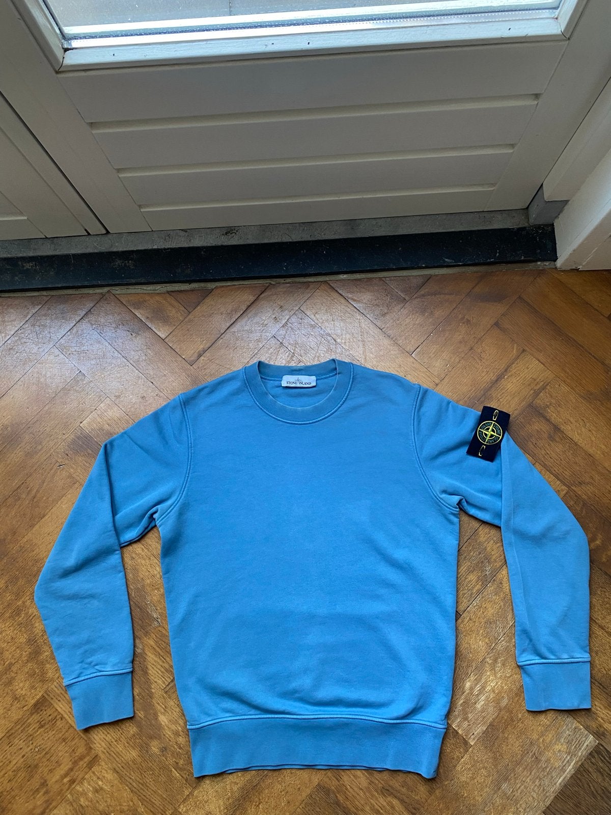 Stone Island sweater maat S, Ophalen of Verzenden, Zo goed als nieuw, Maat 46 (S) of kleiner, Blauw