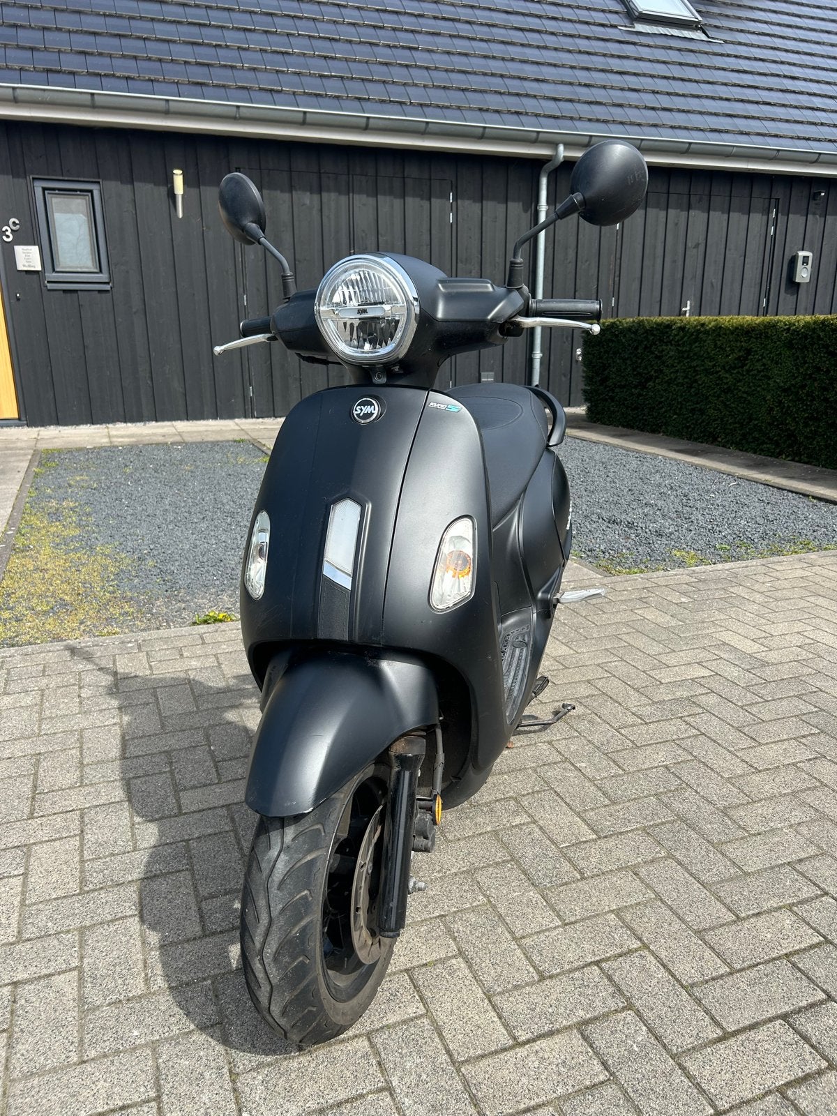 Sym Fiddle scooter - Mat zwart, Ophalen, Gebruikt, Maximaal 45 km/u, Benzine