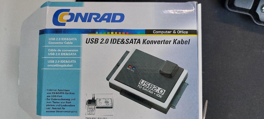 CONRAD ide&sata converter, Ophalen, Zo goed als nieuw