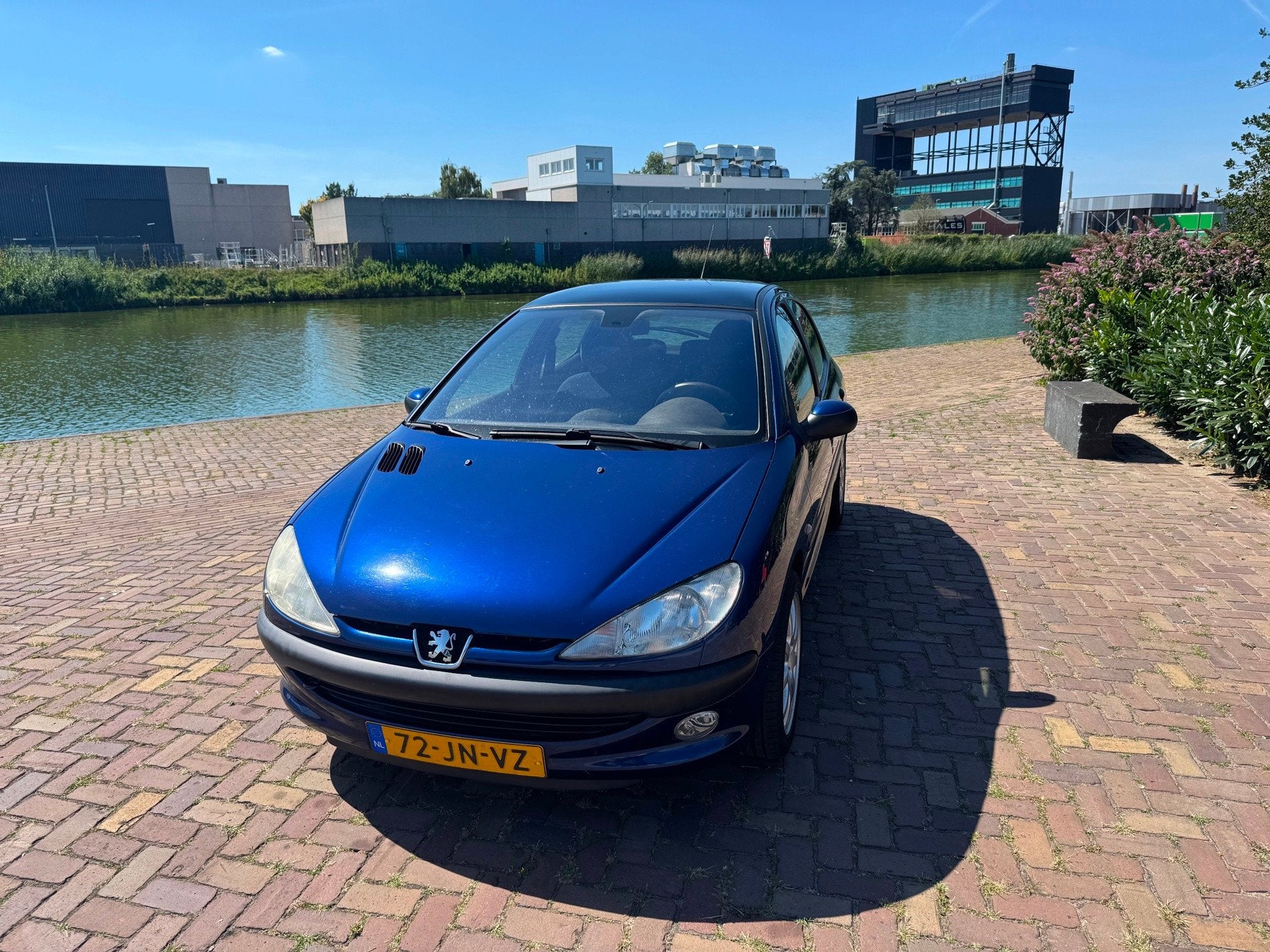 Peugeot 206 1.4 Gentry, 4 cilinders, Blauw, Origineel Nederlands, Bedrijf