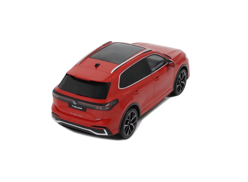 Volkswagen Tiguan ETsi R-Line Rood 24 1/18 OTTO MOBILE OT489, Hobby en Vrije tijd, Modelauto's | 1:18, Verzenden, Nieuw, Auto