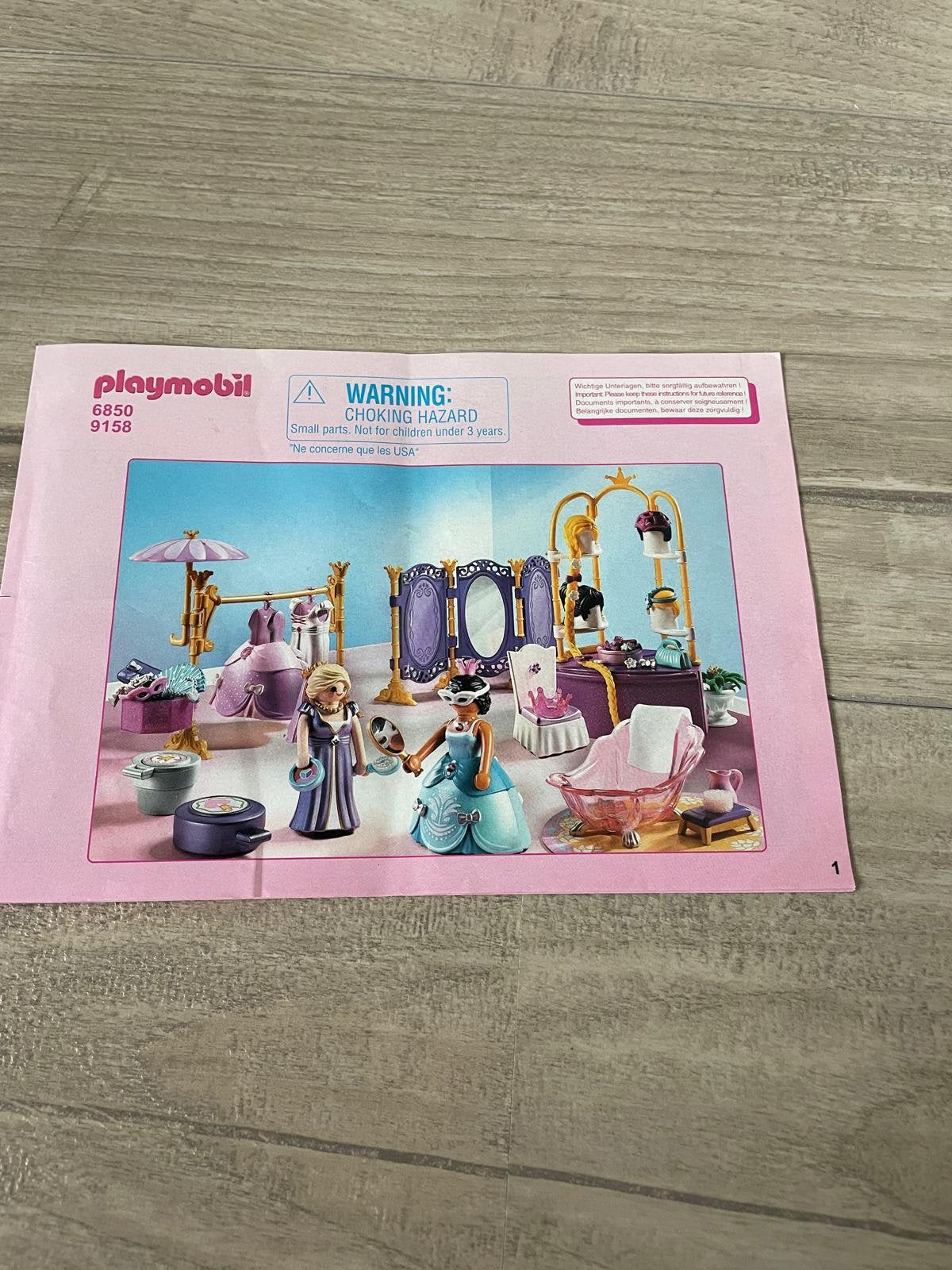 Prinsessen playmobil 6850 9158, Kinderen en Baby's, Ophalen of Verzenden, Meer dan 50 stukjes, Zo goed als nieuw