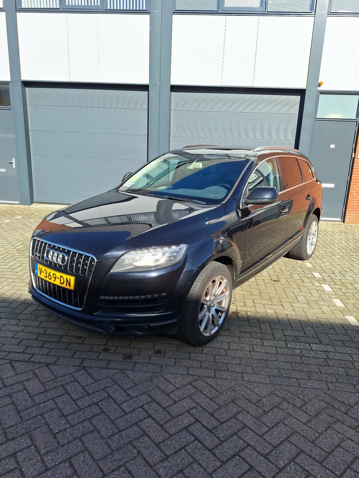 Audi Q7 3.0 TDI Quattro | Grijs kenteken |APK t/m 18-02-2027, Auto's, Automaat, Euro 5, Zwart, Zwart