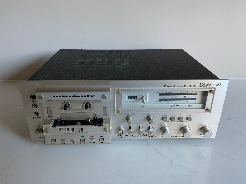 Marantz SD6000 Cassettedeck, Audio, Tv en Foto, Cassettedecks, Ophalen, Enkel, Marantz, Tiptoetsen