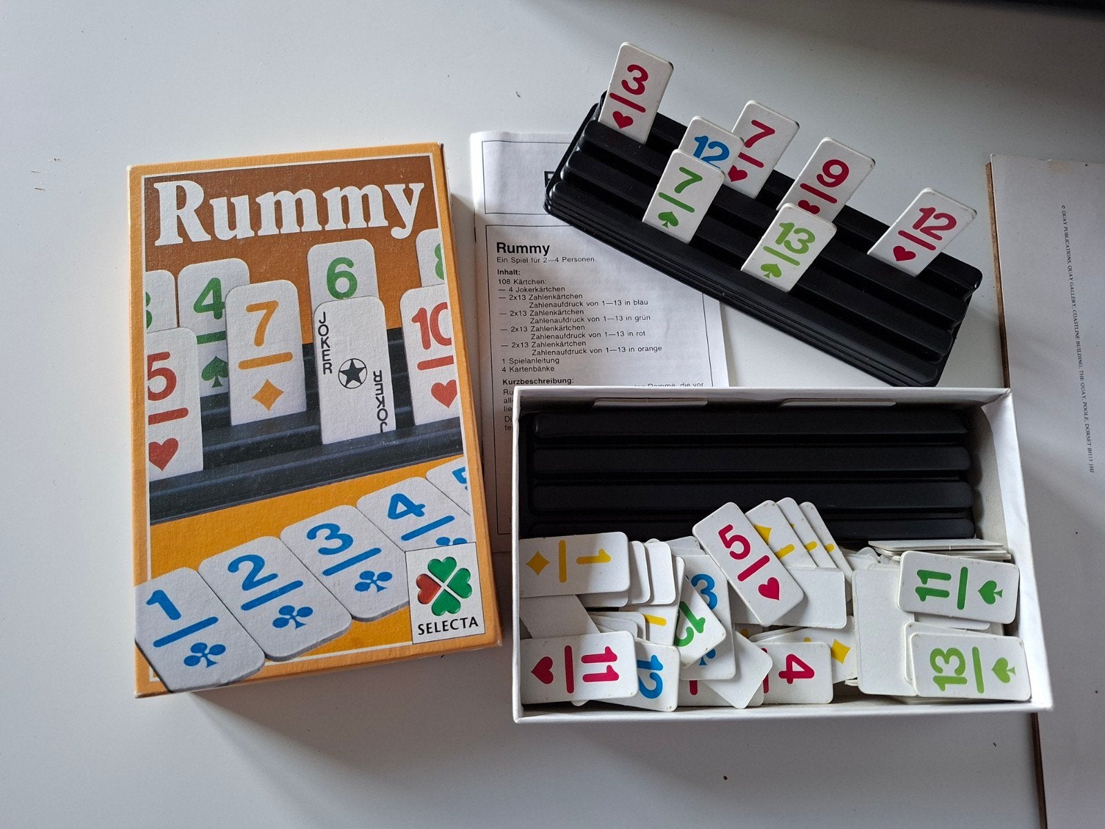 Rummy, Ophalen of Verzenden, Gebruikt, Speelkaart(en)