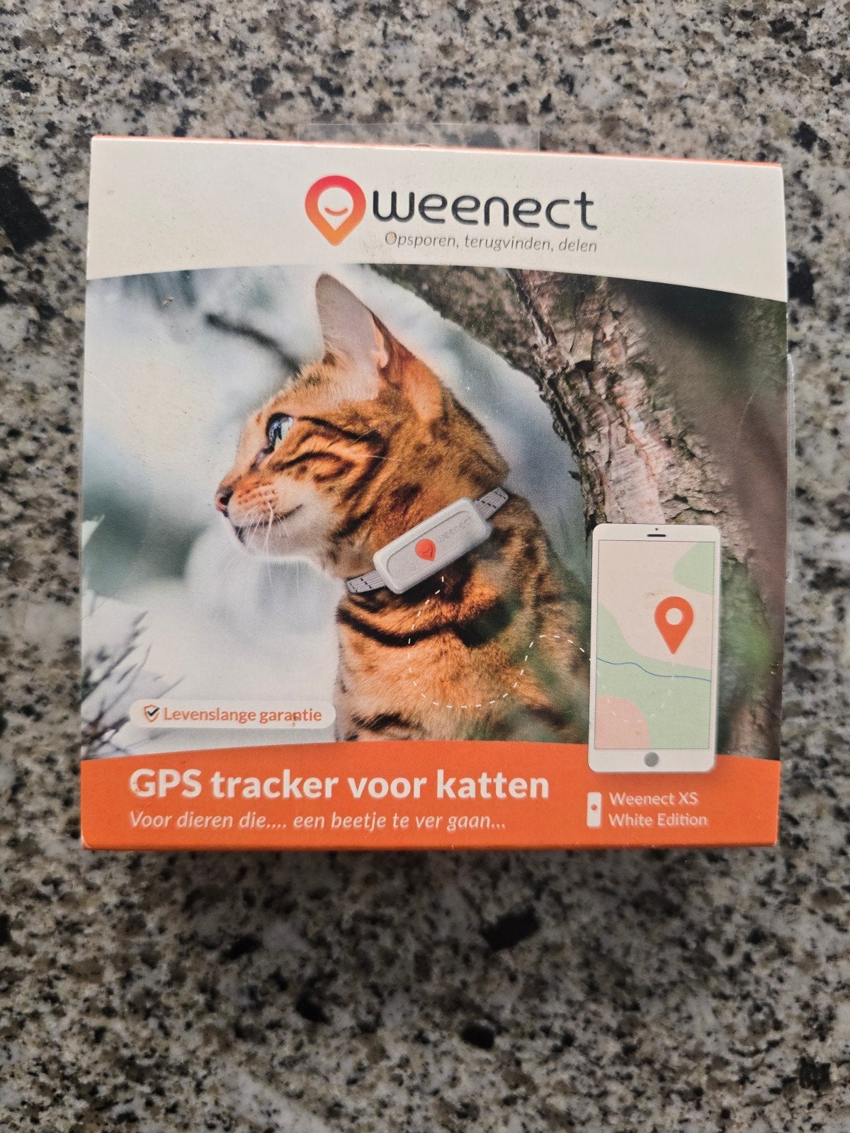 Tracker voor uw kat of hond MET abonnement, Dieren en Toebehoren, Ophalen of Verzenden, Zo goed als nieuw