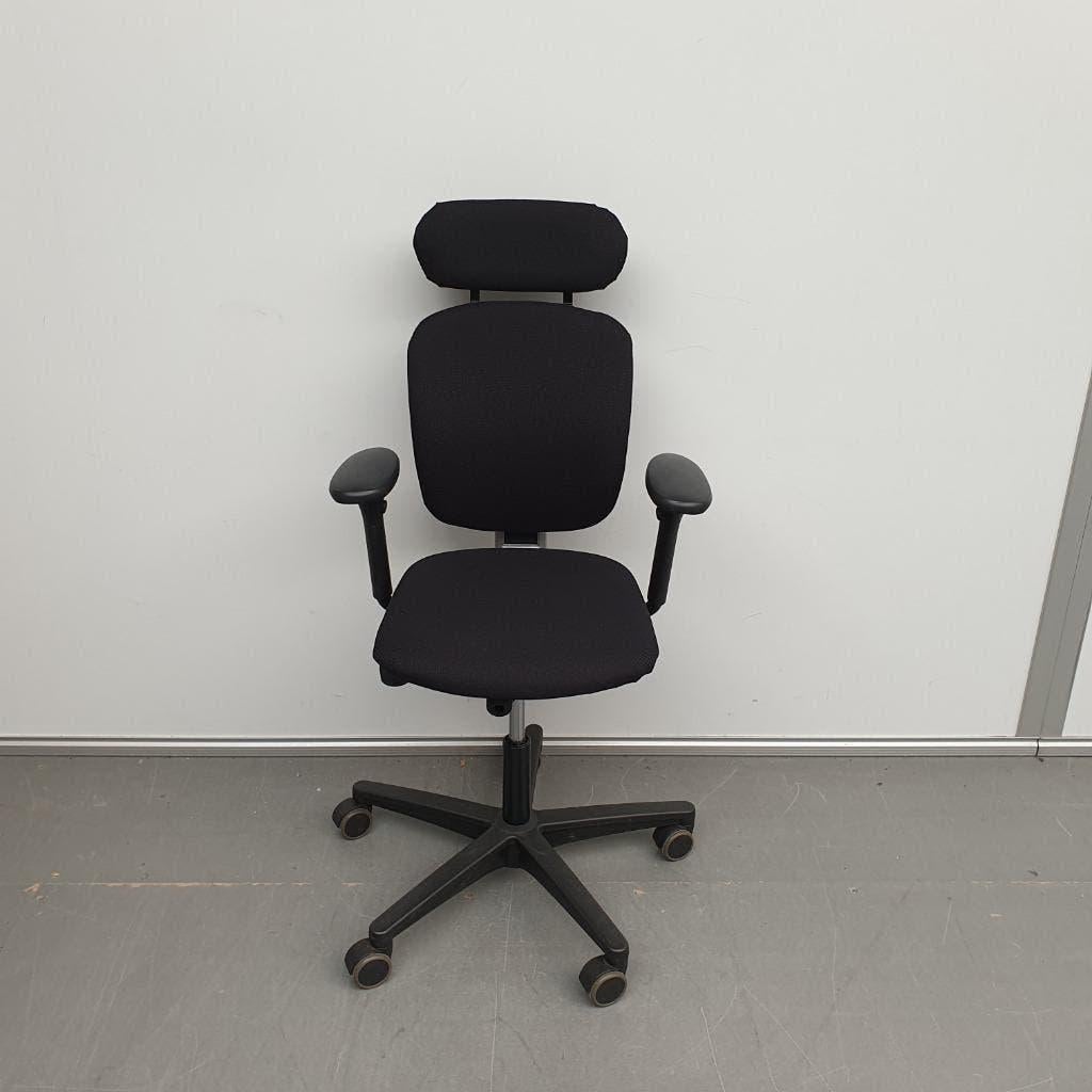 10x Ahrend 262 bureaustoelen met hoofdsteun en nieuwe stof, Ophalen of Verzenden, Gebruikt, Zwart