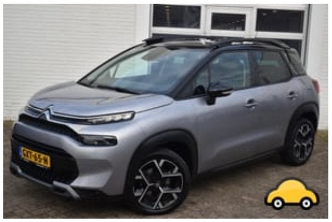 Citroën C3 Aircross 1.2 Puretech 130pk Automaat 2022 Grijs, Auto's, Dealer onderhouden, 840 kg, Overige bekleding, 1180 kg