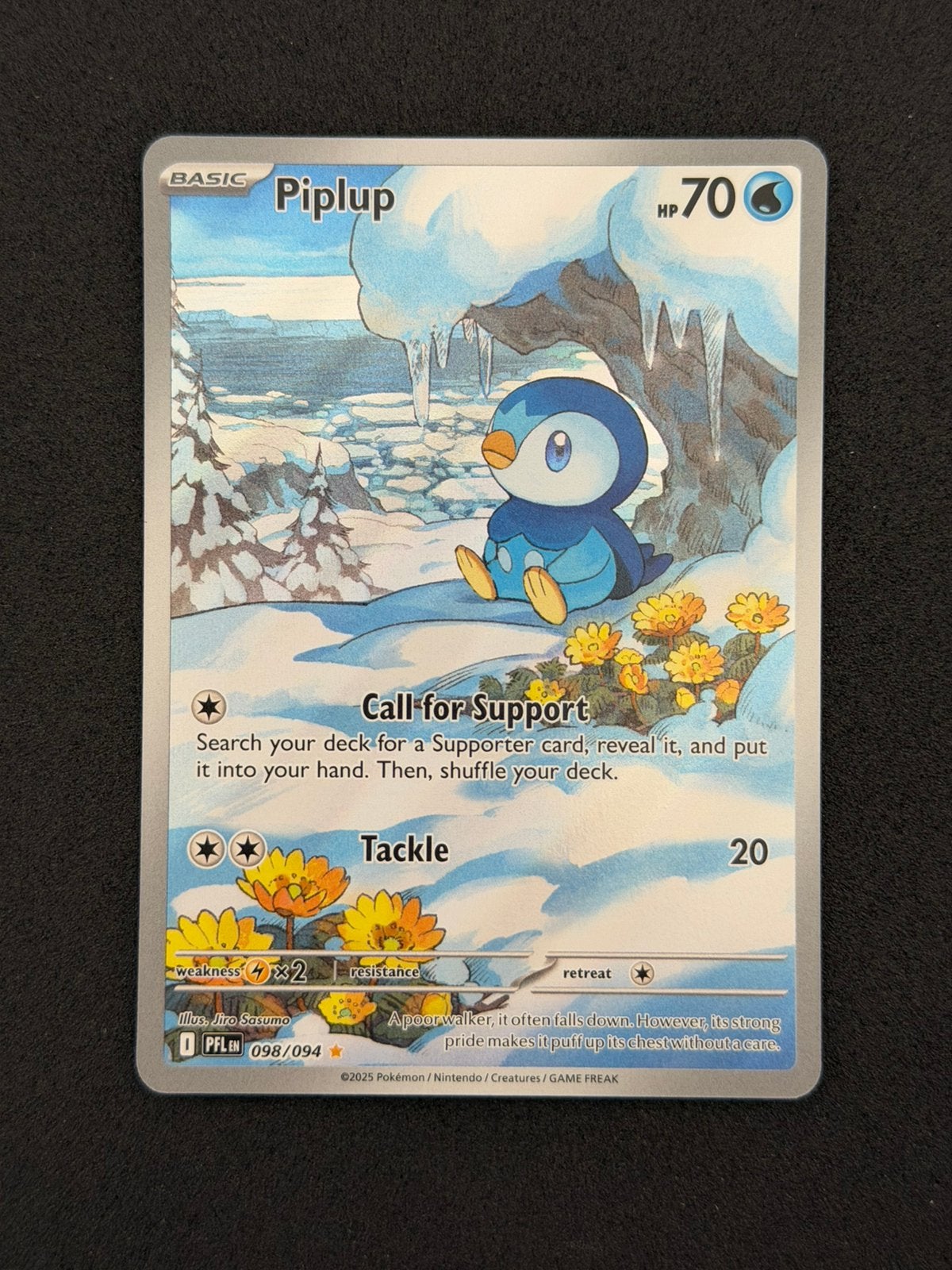 3x Piplup (PFL 098) Phantasmal Flames, Ophalen of Verzenden, Zo goed als nieuw