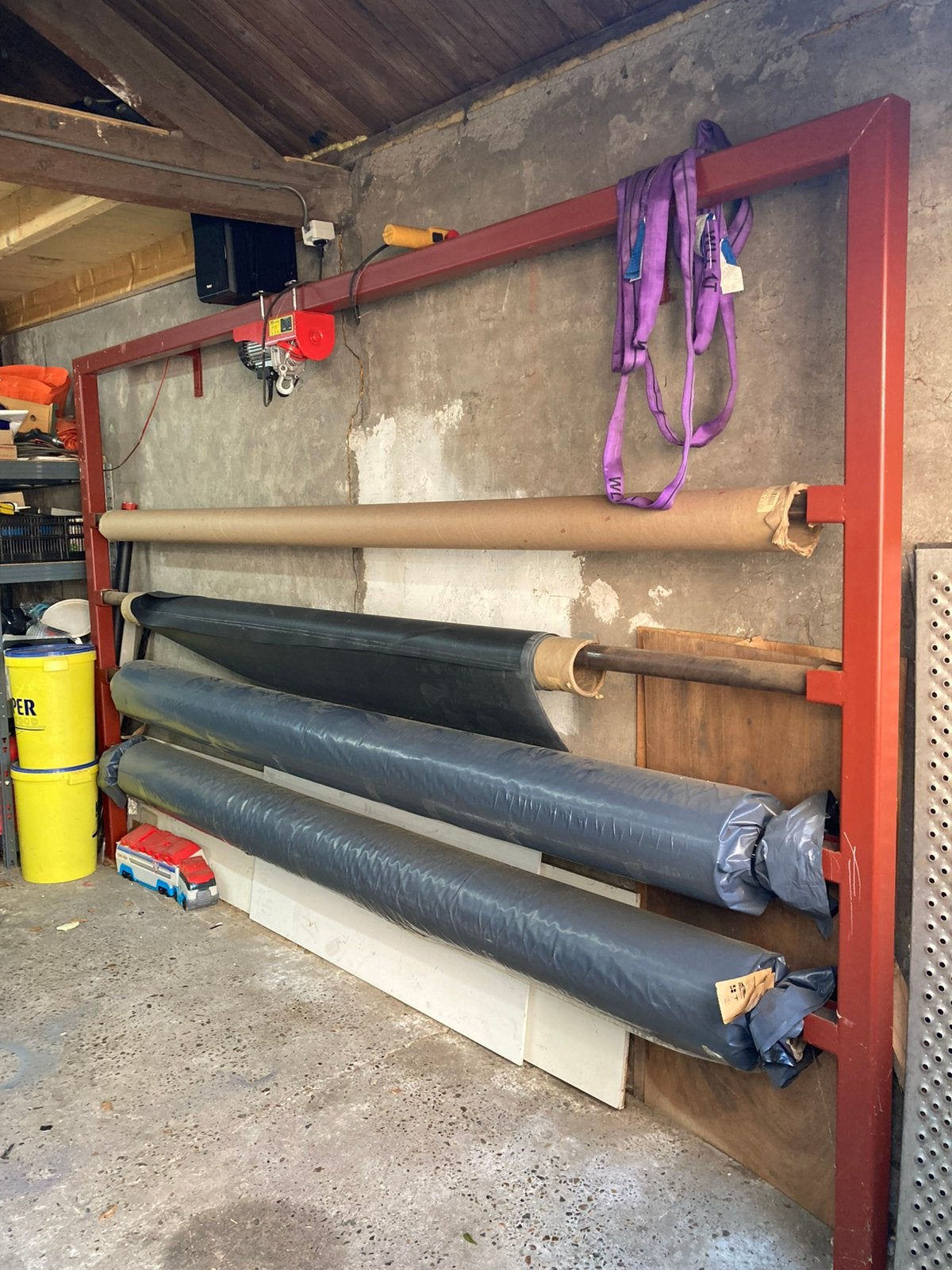 Wand stelling epdm etc,, Ophalen, Zo goed als nieuw