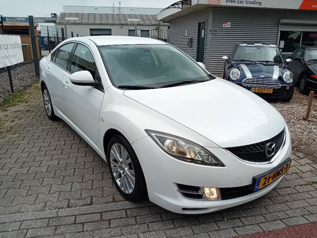 Mazda 6 1.8 Sedan 2009 NIEUWE APK! NETTE AUTO, Auto's, Mazda, Bedrijf, ABS, Airbags, Airconditioning, Boordcomputer, Centrale vergrendeling