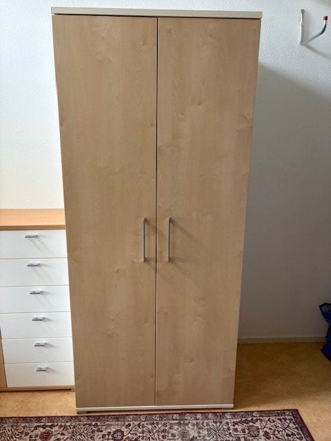 Hang/legkast met 2 lades, naturel/wit, stevige kwaliteit, Huis en Inrichting, Kasten | Kledingkasten, 50 tot 100 cm, Zo goed als nieuw