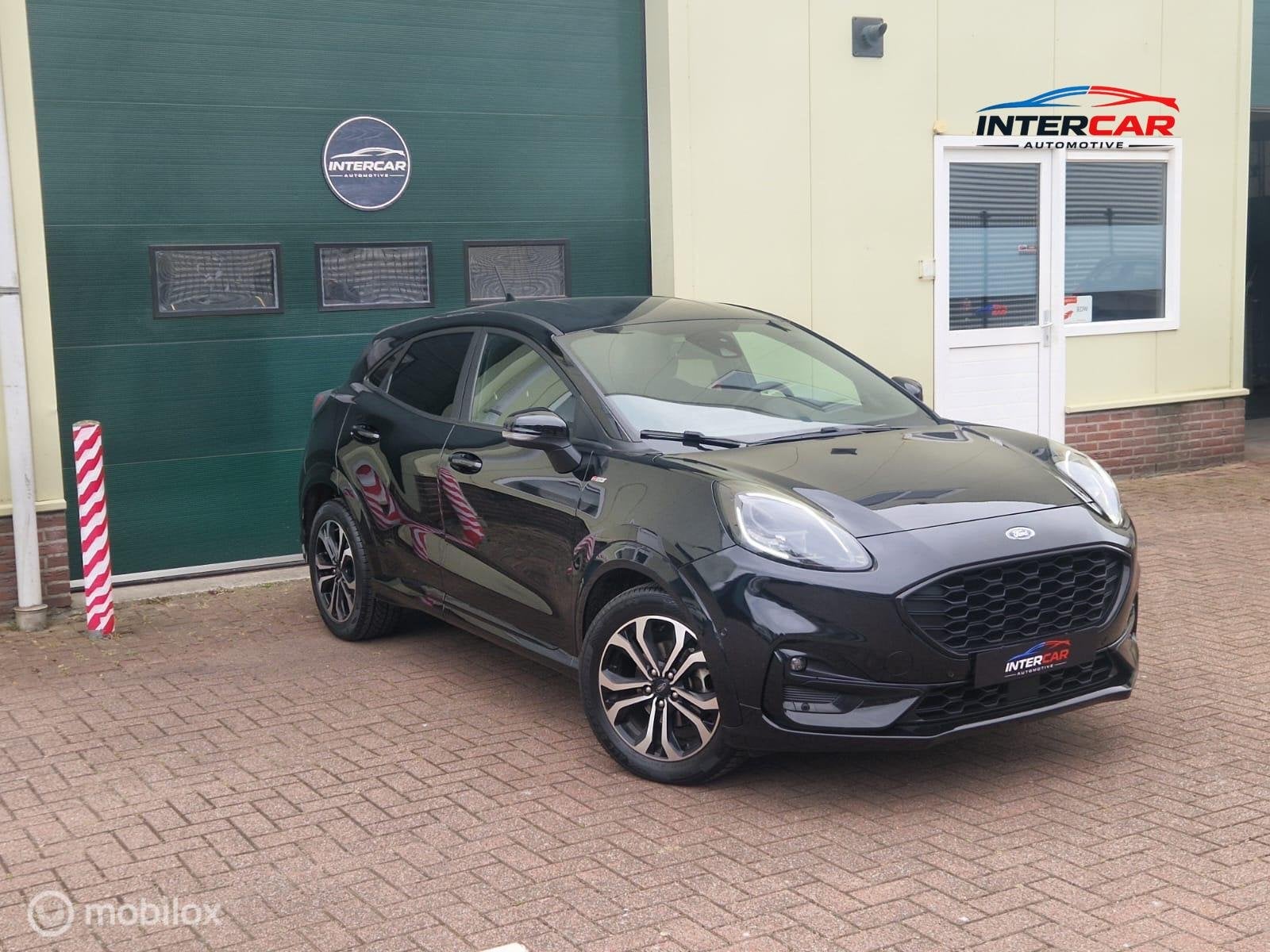 Ford Puma 1.0 EcoBoost Hybrid, Auto's, Voorwielaandrijving, Stof, Zwart, Automatische klimaatregeling