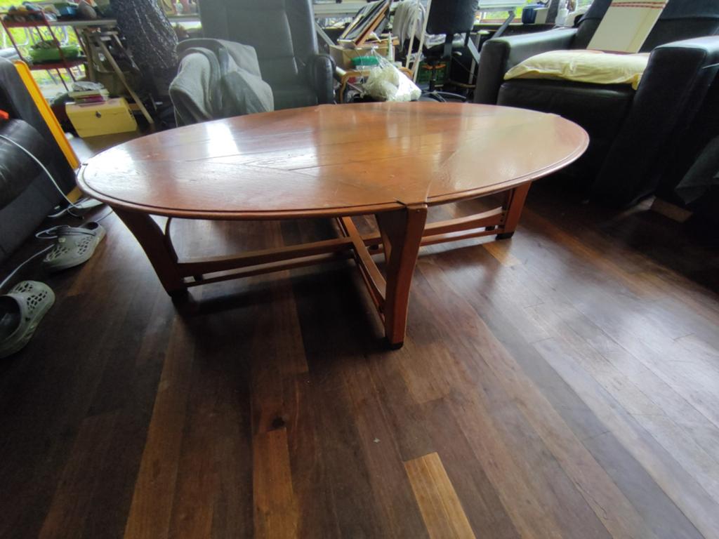 Schuitema salontafel Gustave, Ophalen, Eikenhout, 50 tot 100 cm, Minder dan 50 cm