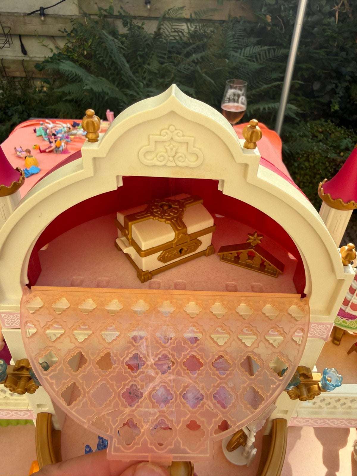 Playmobil kasteel met veel poppetjes!, Ophalen, Zo goed als nieuw, Poppenhuis