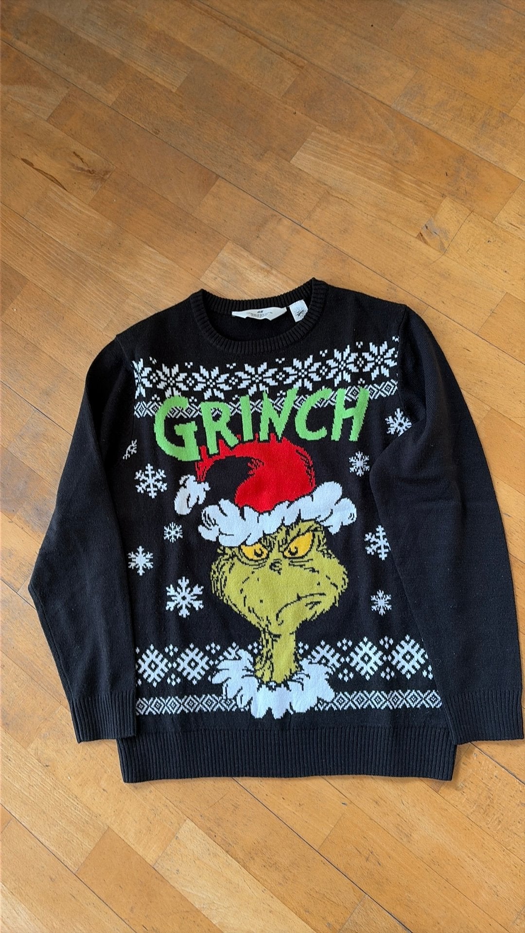 Foute kersttrui the grinch maat 146/152, Ophalen of Verzenden, Zo goed als nieuw, Jongen of Meisje, Trui of Vest