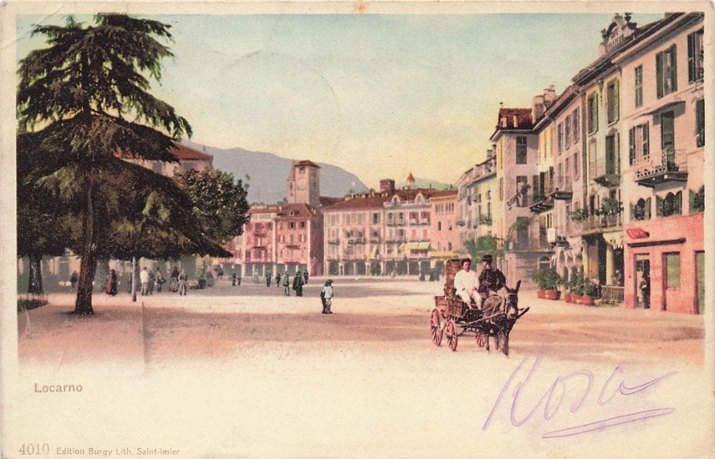 702-451-051 Locarno, Verzenden, Voor 1920, Overig Europa