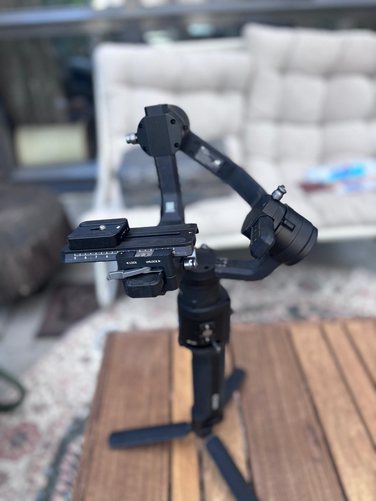 DJI Ronin-S Gimbal Stabilizer | Compleet in koffer, Ophalen, Zo goed als nieuw, Met balhoofd, 125 cm of minder