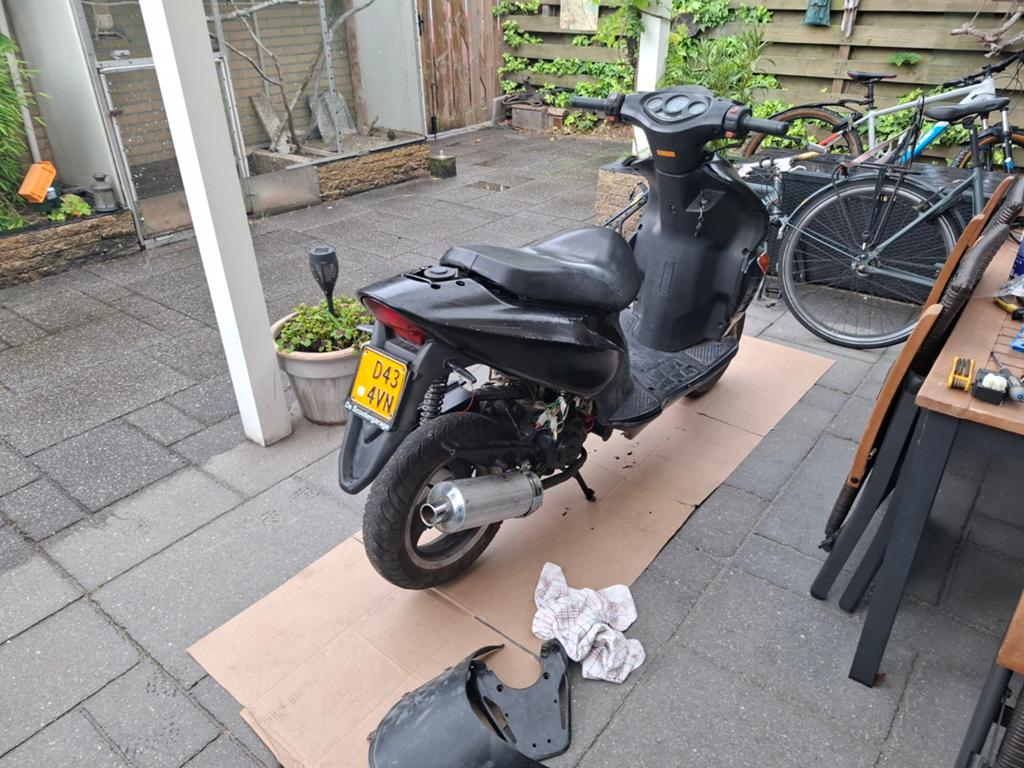Tomos nitro 72cc, Ophalen, Tomos