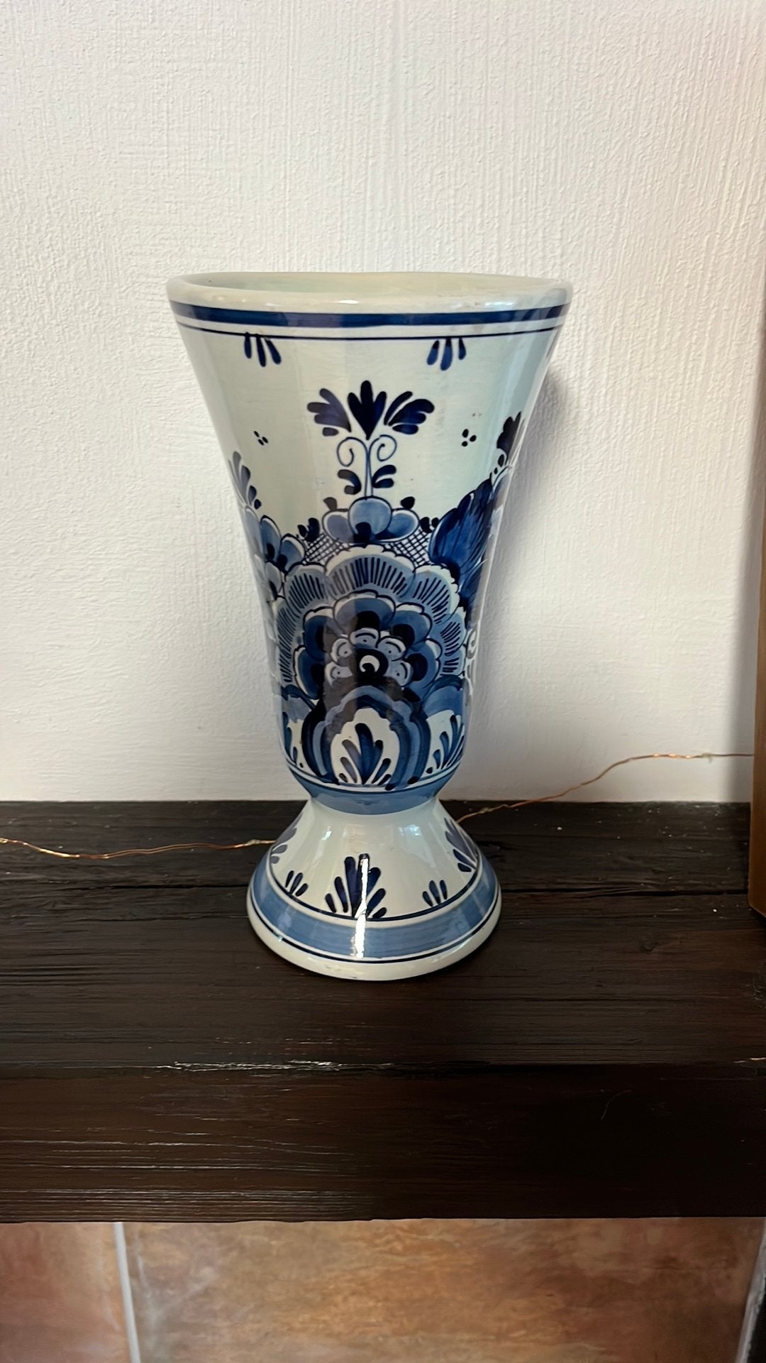 Delft blauw vaas, Ophalen of Verzenden