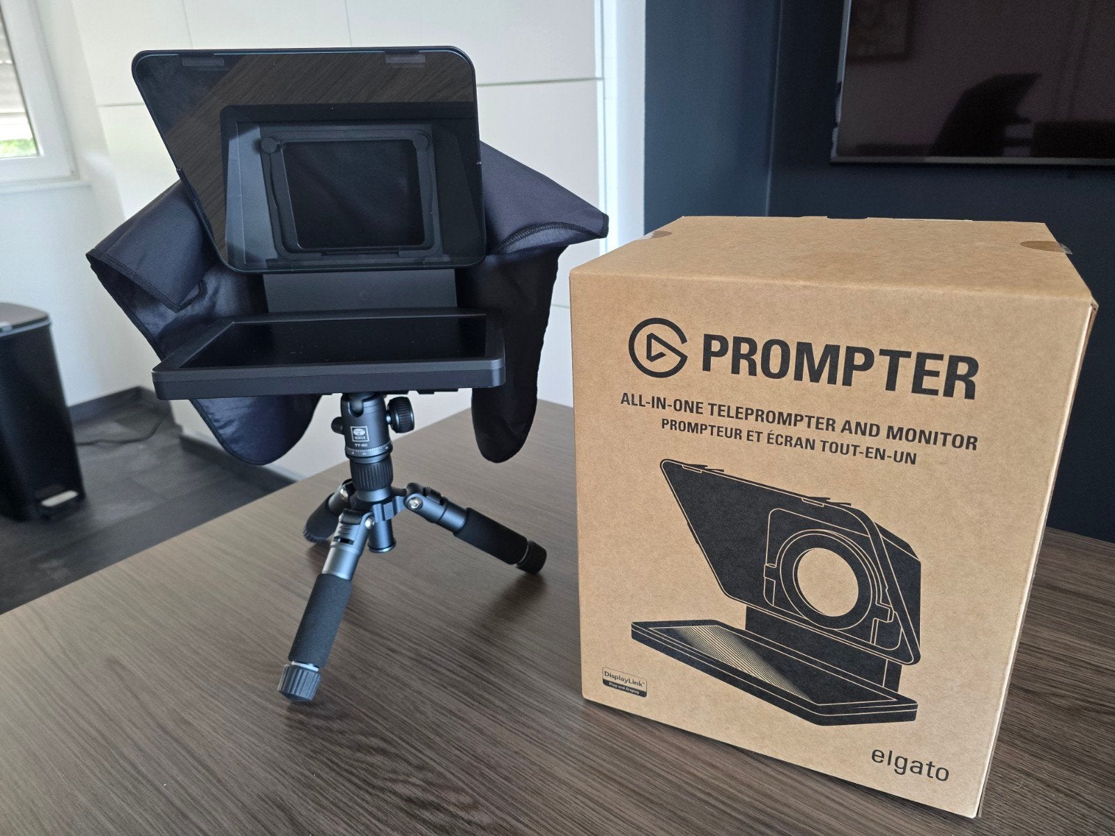 Elgato Prompter. Nieuwstaat, garantie, statief, osmo 3 adptr, Ophalen of Verzenden, Zo goed als nieuw