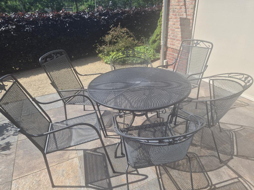 Garden elegance tuinset, Ophalen, Overige materialen, Gebruikt, 6 zitplaatsen