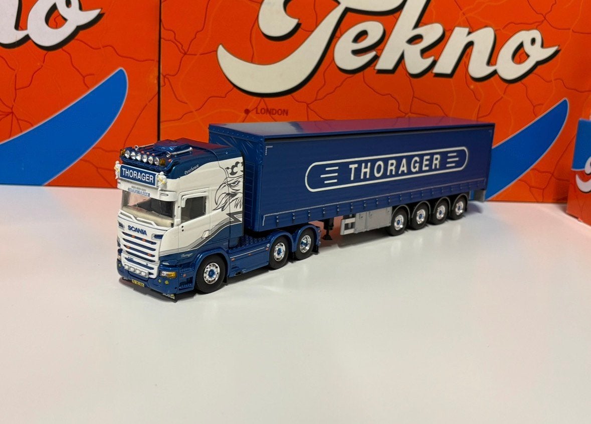 Tekno Thorager, Hobby en Vrije tijd, Modelauto's | 1:50, Ophalen of Verzenden, Zo goed als nieuw, Bus of Vrachtwagen, Tekno