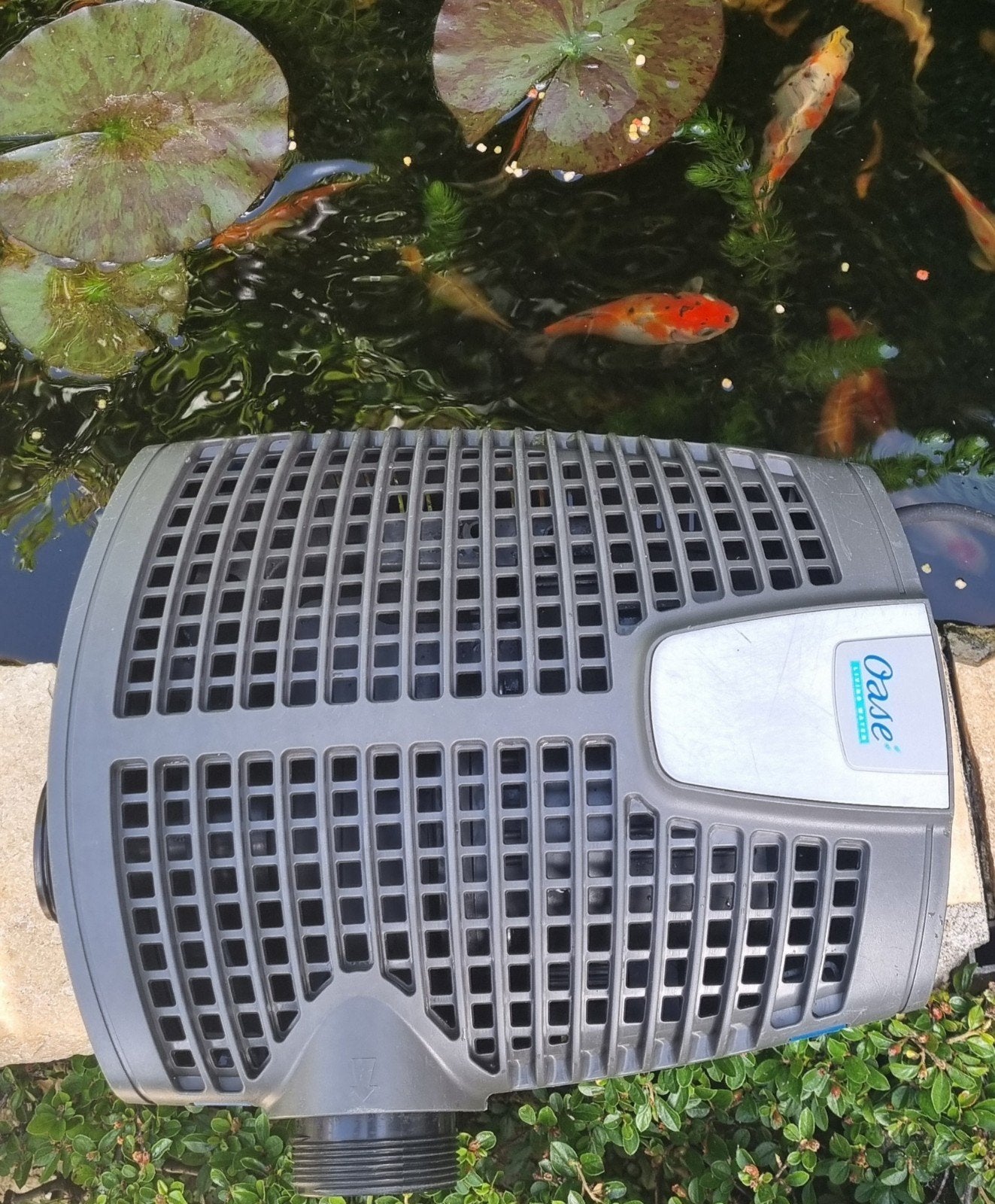 Oase AquaMax ECO Premium 4000.
(Gietmortel op 3.80 cm), Ophalen of Verzenden, Vijverpomp